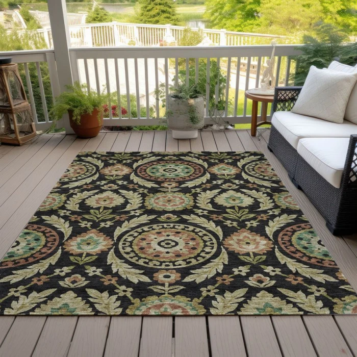 Addison Chantille ACN751-Black 3 ft. X 5 ft. Rectangle Rug