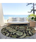 Addison Chantille ACN751-Black 8 ft. X 8 ft. Round Rug