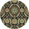 Addison Chantille ACN751-Black 8 ft. X 8 ft. Round Rug