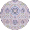 Addison Chantille ACN751-Blush 8 ft. X 8 ft. Round Rug