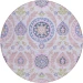 Addison Chantille ACN751-Blush 8 ft. X 8 ft. Round Rug