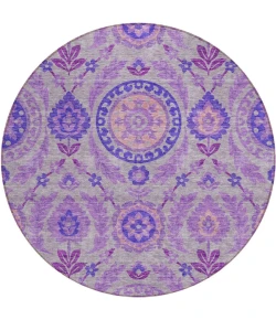 Addison Chantille ACN751-Lavender 8 ft. X 8 ft. Round Rug