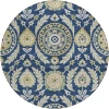 Addison Chantille ACN751-Navy 8 ft. X 8 ft. Round Rug