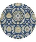 Addison Chantille ACN751-Navy 8 ft. X 8 ft. Round Rug