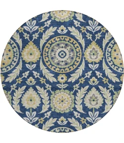 Addison Chantille ACN751-Navy 8 ft. X 8 ft. Round Rug