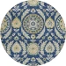 Addison Chantille ACN751-Navy 8 ft. X 8 ft. Round Rug