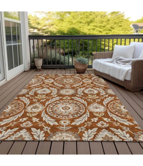 Addison Chantille ACN751-Paprika 5 ft. X 7 ft. 6 in. Rectangle Rug