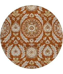 Addison Chantille ACN751-Paprika 8 ft. X 8 ft. Round Rug