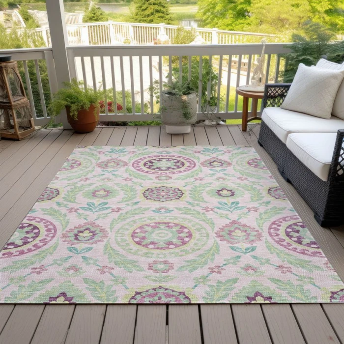 Addison Chantille ACN751-Pink 3 ft. X 5 ft. Rectangle Rug