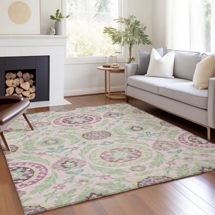 Addison Chantille ACN751-Pink 3 ft. X 5 ft. Rectangle Rug