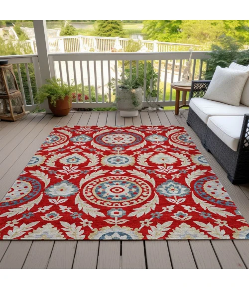 Addison Chantille ACN751-Red 10 ft. X 14 ft. Rectangle Rug