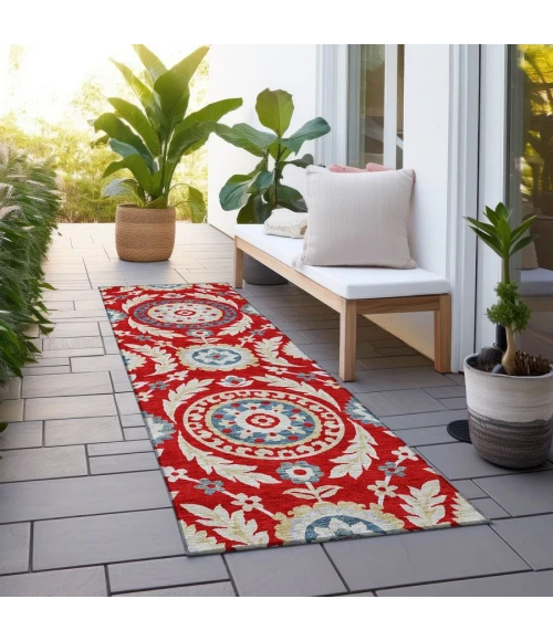 Addison Chantille ACN751-Red 2 ft. 3 in. X 7 ft. 6 in. Rectangle Rug