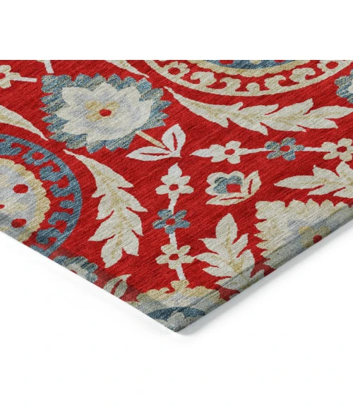 Addison Chantille ACN751-Red 8 ft. X 8 ft. Round Rug