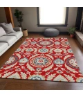 Addison Chantille ACN751-Red 10 ft. X 14 ft. Rectangle Rug