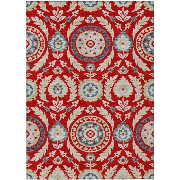 Addison Chantille ACN751-Red 9 ft. X 12 ft. Rectangle Rug