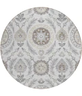 Addison Chantille ACN751-Silver 8 ft. X 8 ft. Round Rug