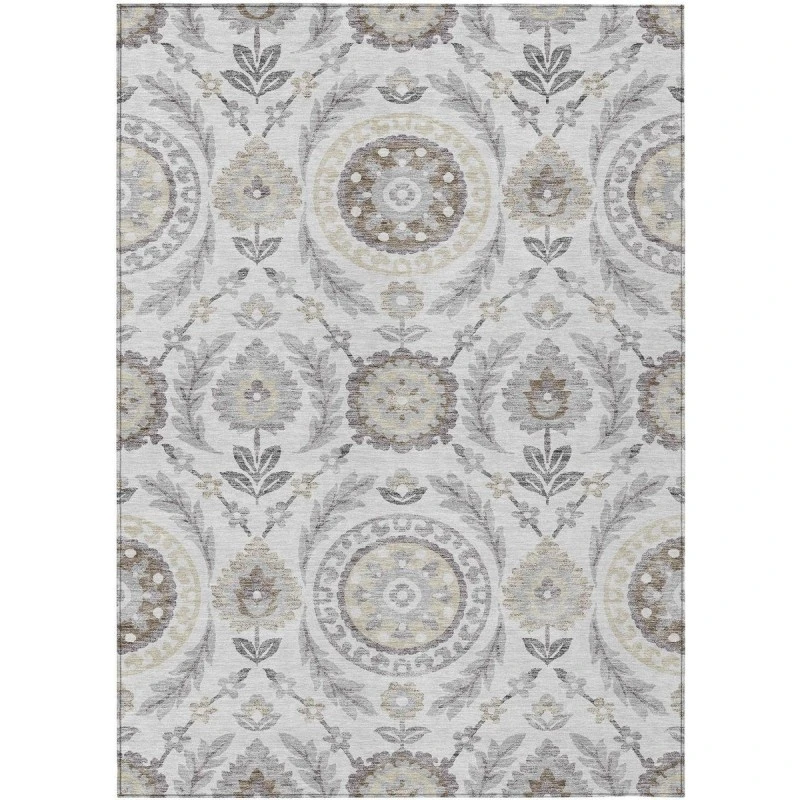 Addison Chantille ACN751-Silver 5 ft. X 7 ft. 6 in. Rectangle Rug
