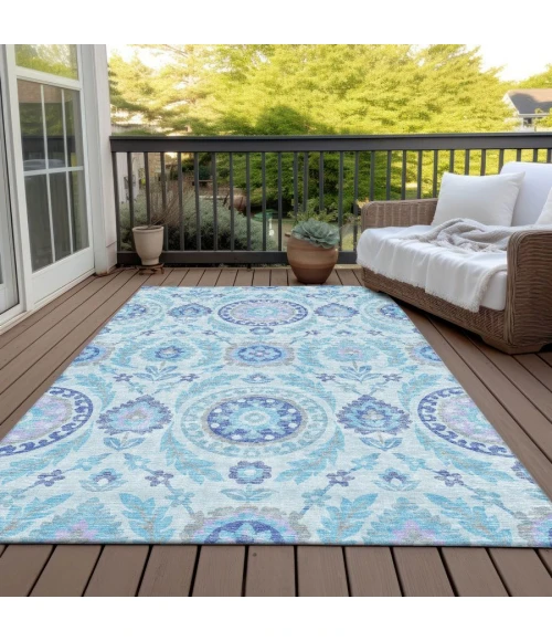 Addison Chantille ACN751-Sky 5 ft. X 7 ft. 6 in. Rectangle Rug