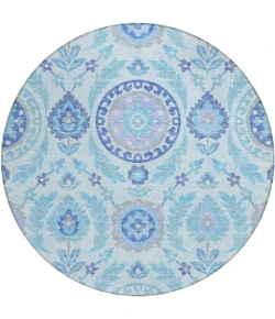 Addison Chantille ACN751-Sky 8 ft. X 8 ft. Round Rug