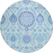 Addison Chantille ACN751-Sky 8 ft. X 8 ft. Round Rug