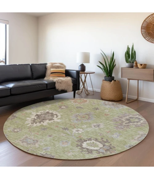 Addison Chantille ACN753-Aloe 8 ft. X 8 ft. Round Rug