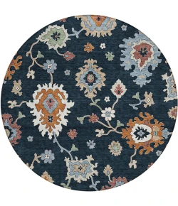 Addison Chantille ACN753-Black 8 ft. X 8 ft. Round Rug