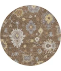 Addison Chantille ACN753-Chocolate 8 ft. X 8 ft. Round Rug