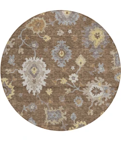 Addison Chantille ACN753-Chocolate 8 ft. X 8 ft. Round Rug
