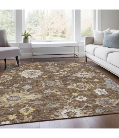 Addison Chantille ACN753-Chocolate 5 ft. X 7 ft. 6 in. Rectangle Rug