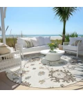 Addison Chantille ACN753-Ivory 8 ft. X 8 ft. Round Rug