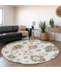 Addison Chantille ACN753-Ivory 8 ft. X 8 ft. Round Rug
