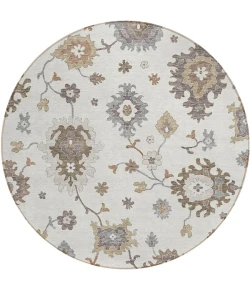 Addison Chantille ACN753-Ivory 8 ft. X 8 ft. Round Rug