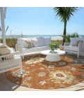 Addison Chantille ACN753-Paprika 8 ft. X 8 ft. Round Rug