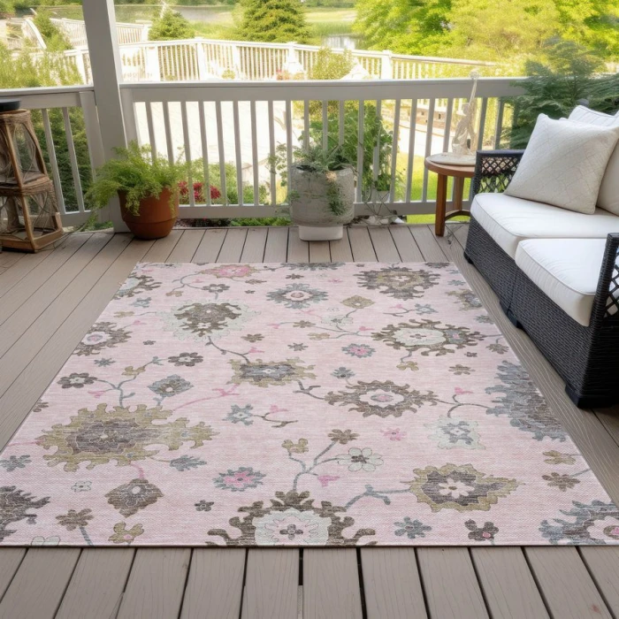 Addison Chantille ACN753-Pink 10 ft. X 14 ft. Rectangle Rug