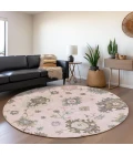 Addison Chantille ACN753-Pink 8 ft. X 8 ft. Round Rug