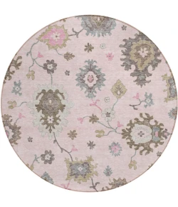 Addison Chantille ACN753-Pink 8 ft. X 8 ft. Round Rug