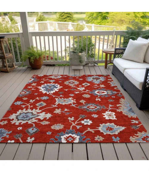 Addison Chantille ACN753-Red 5 ft. X 7 ft. 6 in. Rectangle Rug