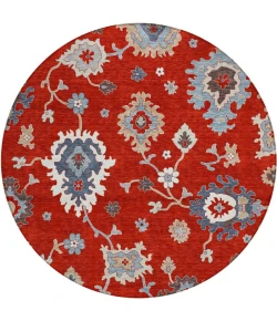 Addison Chantille ACN753-Red 8 ft. X 8 ft. Round Rug