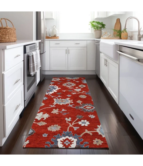 Addison Chantille ACN753-Red 2 ft. 3 in. X 7 ft. 6 in. Rectangle Rug