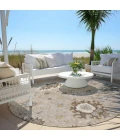 Addison Chantille ACN753-Taupe 8 ft. X 8 ft. Round Rug