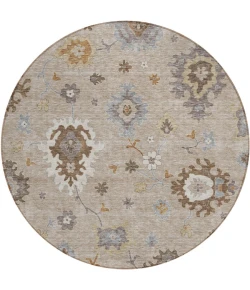 Addison Chantille ACN753-Taupe 8 ft. X 8 ft. Round Rug