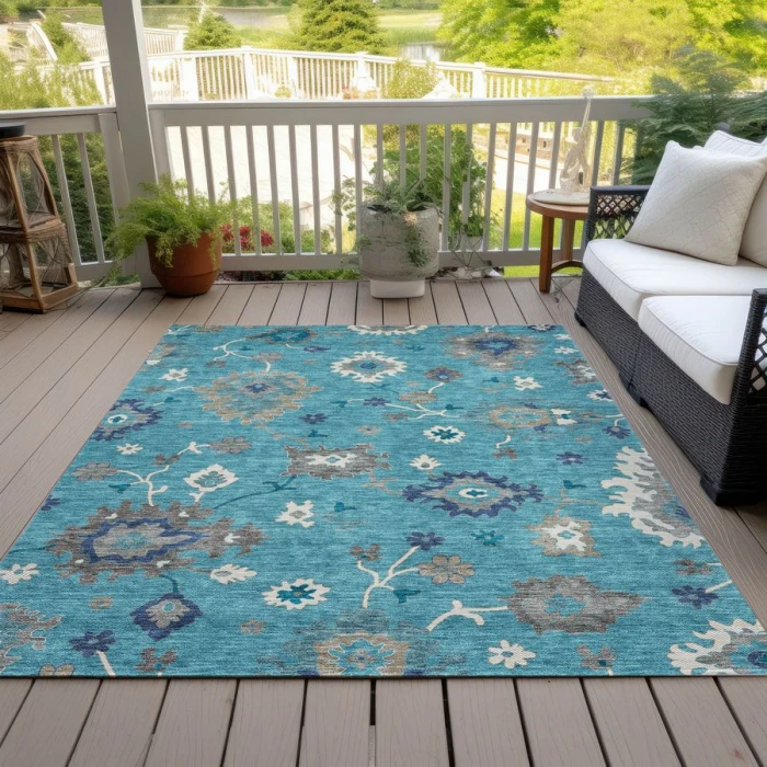 Addison Chantille ACN753-Teal 3 ft. X 5 ft. Rectangle Rug