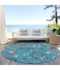 Addison Chantille ACN753-Teal 8 ft. X 8 ft. Round Rug
