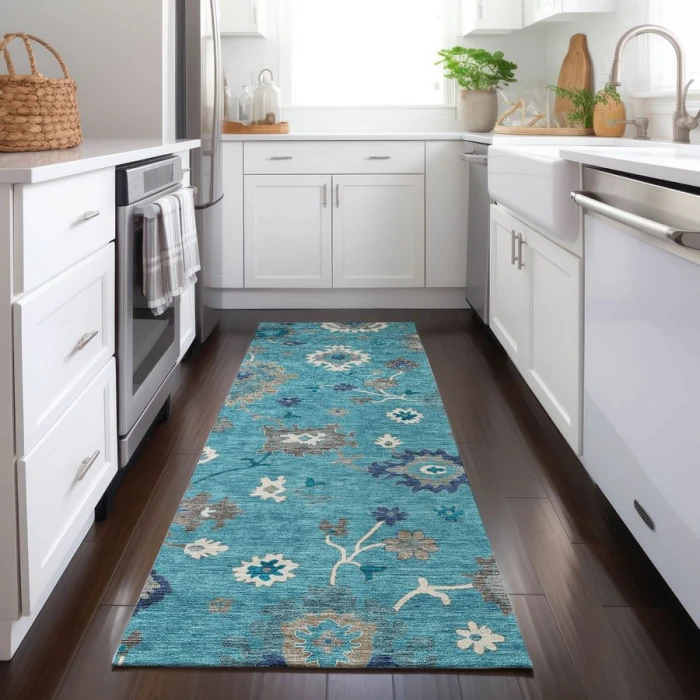 Addison Chantille ACN753-Teal 2 ft. 3 in. X 7 ft. 6 in. Rectangle Rug