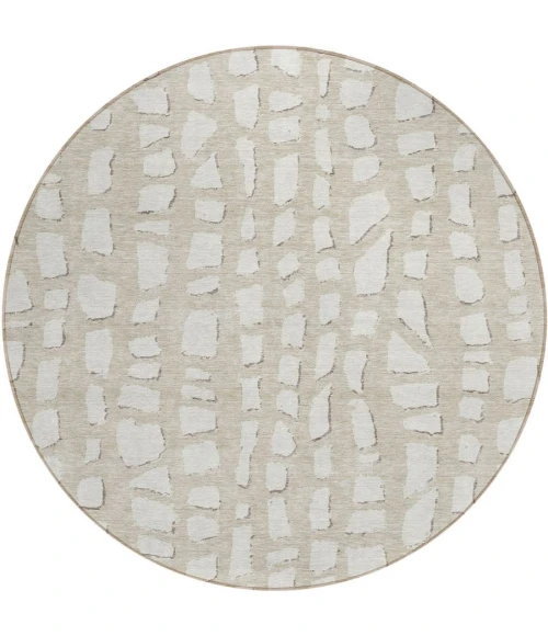 Addison Chantille ACN754-Beige 8 ft. X 8 ft. Round Rug