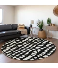 Addison Chantille ACN754-Black 8 ft. X 8 ft. Round Rug