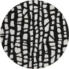 Addison Chantille ACN754-Black 8 ft. X 8 ft. Round Rug