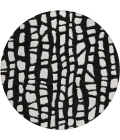 Addison Chantille ACN754-Black 8 ft. X 8 ft. Round Rug