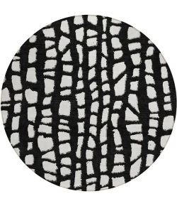 Addison Chantille ACN754-Black 8 ft. X 8 ft. Round Rug