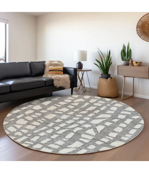 Addison Chantille ACN754-Gray 8 ft. X 8 ft. Round Rug